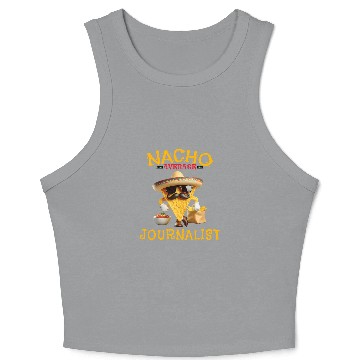 Discover Nacho Average Journalist Funny Cinco De Mayo Crop Tank Top