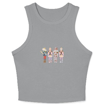 Discover Nutcracker Squad Ballet Dance Matching Family xmass Costume Crop Tank Top