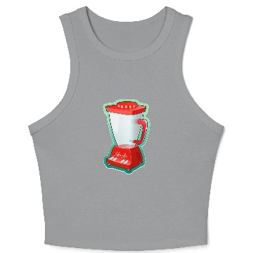 Discover Kitchen Appliance Chef Cocktail Funny Crop Tank Top