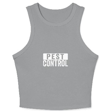 Discover Mens Pest Control Bug Exterminator Funny Exterminator Crop Tank Top