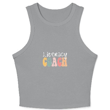 Discover Reading Teacher Interventionist Specialist Literacy Coach Crop Tank Top