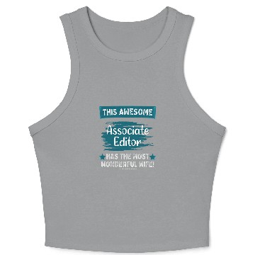 Discover Married Associate Editor Husband Job Profession Crop Tank Top
