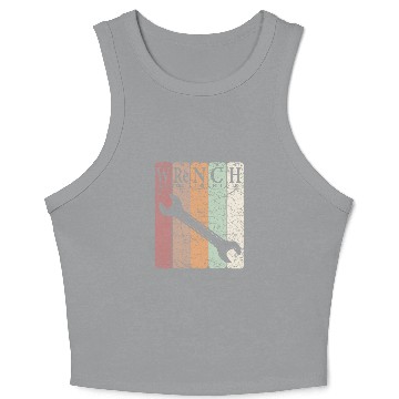 Discover Wrench Periodic Table Elements Mechanic Handyman 21 Crop Tank Top
