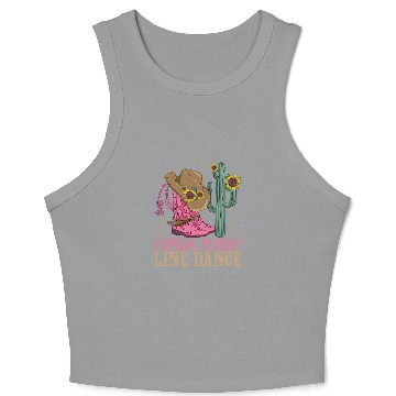 Discover Line Dancing Dance Teacher I Speak Fluent Line Dance Crop Tank Top