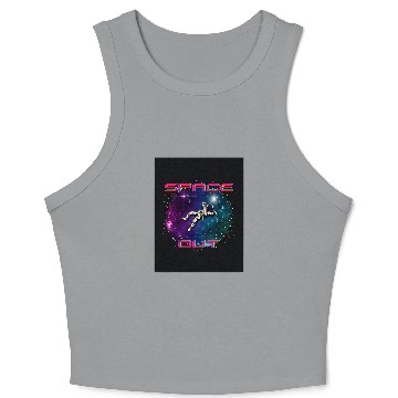 Discover Womens Space AF 1 Crop Tank Top