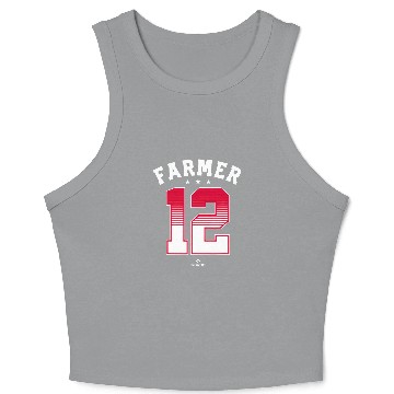 Discover Kyle Farmer 12 Minnesota MLBPA 21 Crop Tank Top