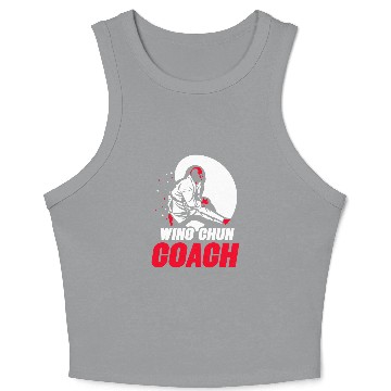 Discover Wing Chun Coachs Martial Arts Fighter Training Crop Tank Top
