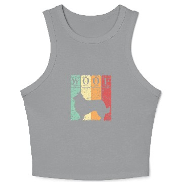 Discover Rough Collie Periodic Table Elements Rough Collie Dog Lover Crop Tank Top