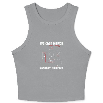 Discover Aresti Symbols Artificial Flight for Model Pilot Crop Tank Top