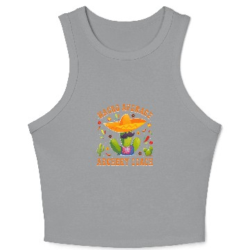 Discover Nacho Average Archery Coachs Mexican Archery Coachs Archer Crop Tank Top