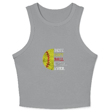 Discover Retro bests Softball Coachs Ever Softball Coach Crop Tank Top