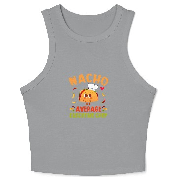 Discover Nacho Average Executive Chef Taco Cinco De Mayo Crop Tank Top