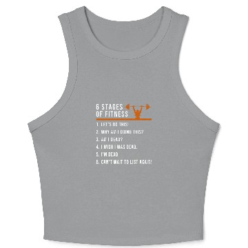 Discover Weight Training Bodybuilding Powerlifting Weightlifting Crop Tank Top