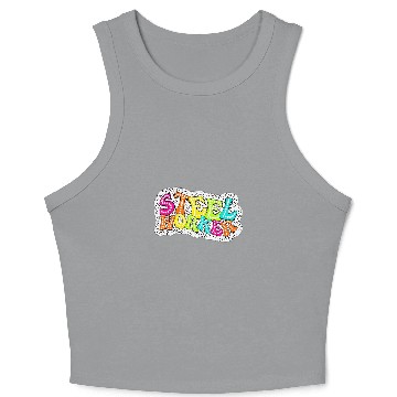 Discover Dalmatian Steel Worker Crop Tank Top