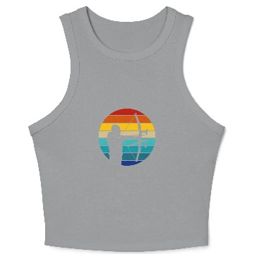 Discover vintages Archery Crop Tank Top