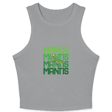 Discover Praying Mantis Repeat Bug Insects Collector Entomologist Crop Tank Top