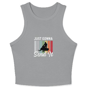 Discover Gonna Send It Worker Crop Tank Top