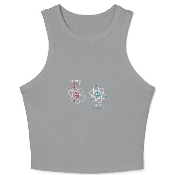Discover Physics Student Teacher Funny Science Lover Physicist Crop Tank Top