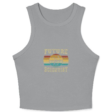 Discover Retro vintages Geeks Science Teacher Nerd Future Scientist Crop Tank Top
