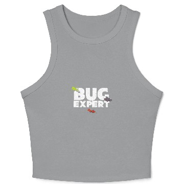 Discover Professional Entomologist 2Flying Insects Bug Expert Crop Tank Top