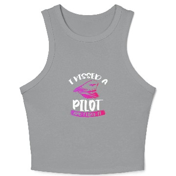 Discover Sweet flight attendant top Airplain Plain Lover Crop Tank Top
