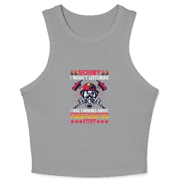 Discover Volunteer Firefighter Fireman Stuff 2Firefighters Crop Tank Top