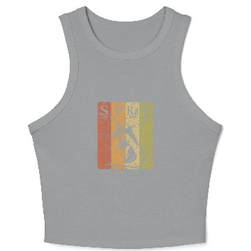Discover Car Painter Spray Periodic Table Elements Auto Body Painter 6 Crop Tank Top