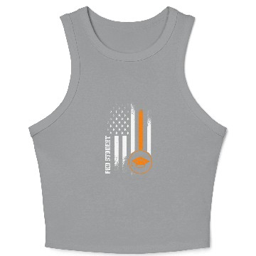 Discover PhD Student Dissertation Doctorate Graduation 77 Crop Tank Top