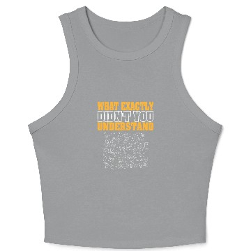 Discover Periodic Table Formula Collection University Professor Crop Tank Top