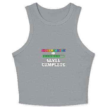 Discover Kindergarten Level Complete School Graduation Computer Crop Tank Top