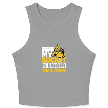 Discover Construction Worker Gifts Design On Back Of Clothing 1 Crop Tank Top