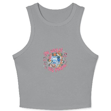 Discover Funny nurses Beeping IV Pump Infusion nurses Spring nurses Crop Tank Top