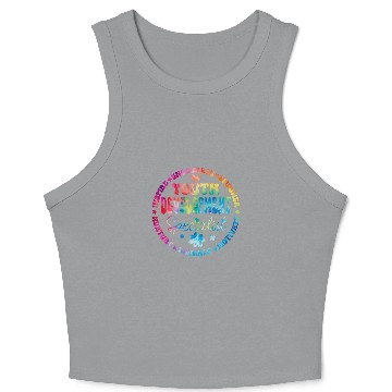 Discover Groovy Youth Development Specialist Worker Appreciation 2 Crop Tank Top
