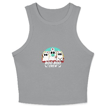 Discover boo boo crew nurses halloween costume rn Crop Tank Top