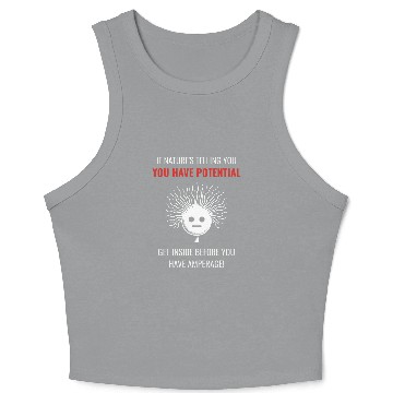 Discover Electricity Amperage Pun Science Buffs Physics Teacher Crop Tank Top