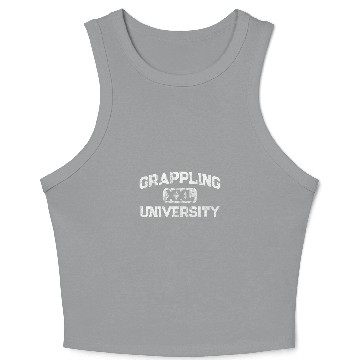 Discover Jiu Jitsu Design for BJJ Students Grappling Wrestling Crop Tank Top
