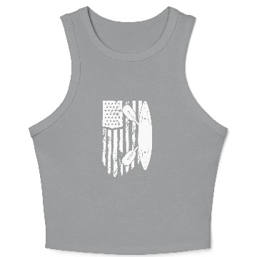 Discover Kayak Paddle Boat Canoeing 1 Crop Tank Top