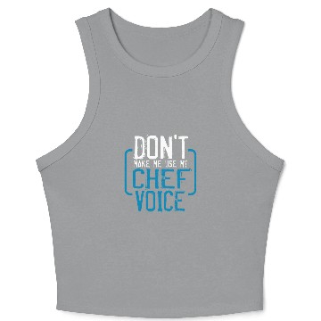 Discover Chef Cook Funny Culinary Arts Student Major Crop Tank Top
