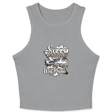 Discover Model Aircraft Rc Airplane Pilot Rc Plane Crop Tank Top