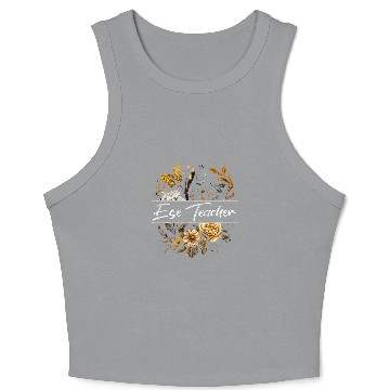 Discover ESE Teacher Teaching Flower Exceptional Student Education 2 Crop Tank Top