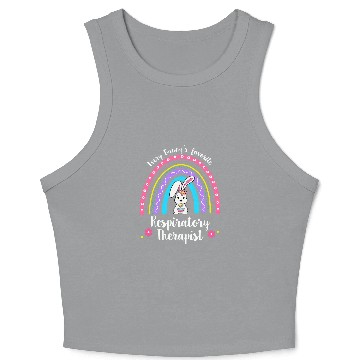Discover Every Bunnys Favorite Respiratory Therapist Nursing Easter Crop Tank Top