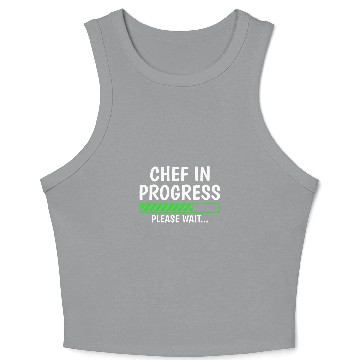 Discover Chef In Progress Cook Sous Chef Culinary Cuisine Student Crop Tank Top