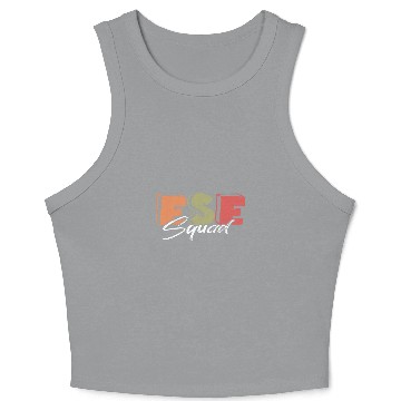 Discover ESE Teacher Squad Exceptional Student Education Teaching 2 Crop Tank Top