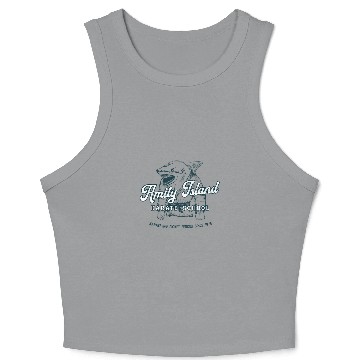 Discover AMITY ISLAND KARATE SCHOOL MEN FUNNY UNISEX Crop Tank Top