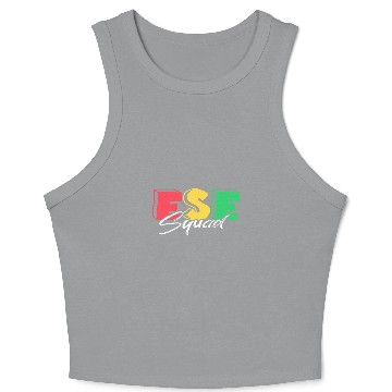 Discover ESE Teacher Exceptional Student Education Teaching Squad Crop Tank Top