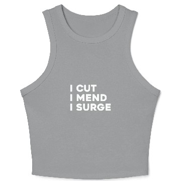 Discover healthcares Plastic Surgeon Meme Quote Crop Tank Top