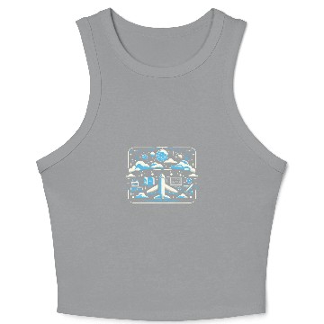Discover Future Pilot Elevate Your Dreams At Flight School Designs 19 Crop Tank Top