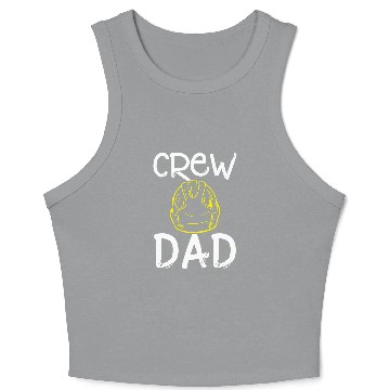 Discover Crew Dad Construction Work Father Construction Site Worker 1 Crop Tank Top