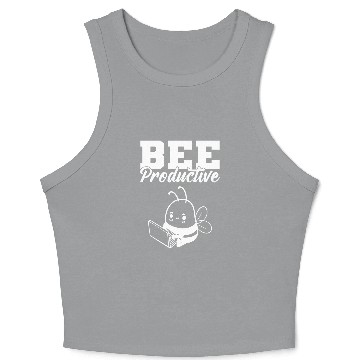 Discover Bee Productive Office Worker Crop Tank Top