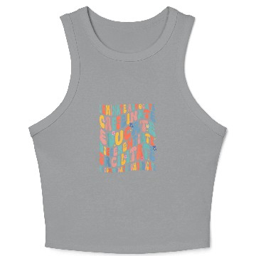 Discover Special Education Teacher Laminate Accommodate Collaborate 1 Crop Tank Top